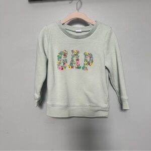 GAP Toddler Crewneck Sweater with florals